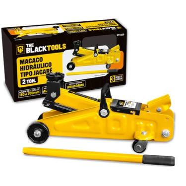 Imagem de Macaco Jacaré Hidraulico 2t Jacarézinho Mecânico Bth200 The Black Tools
