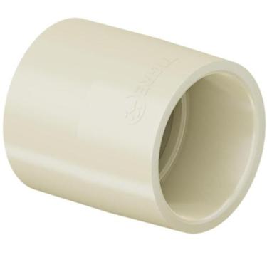 Imagem de Luva Soldável CPVC Bege Aquatherm Para Condução De Canos Tubo Água Que