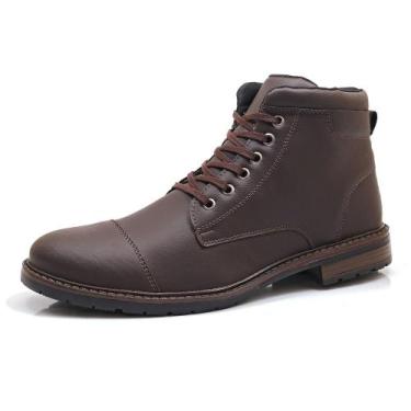 Imagem de Bota Masculina Pórtice Com Ziper State Com Carteira, 37, Café, Homem