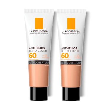 Imagem de Kit 2 Protetor Solar Anthelios Ultra Cover FPS 60 Cor 3.0 30g