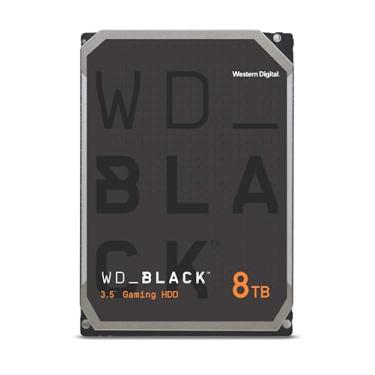 Imagem de WD_BLACK Disco rígido interno para jogos de 8 TB - 7200 RPM, SATA 6 Gb/s, cache de 128 MB, 3,5" - WD8002FZWX