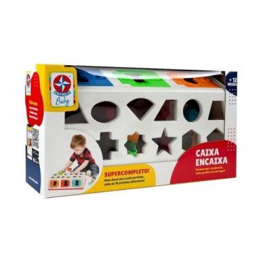 Imagem de Brinquedo de Encaixar Educativo Caixa Encaixa Estrela