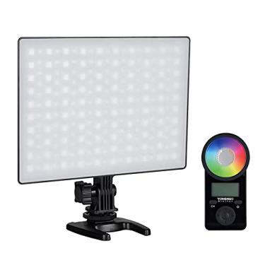 Imagem de Lâmpada fotográfica, Painel de luz de vídeo LED YN300 Air II RGB 3200K-5600K Fotografia Lâmpada de preenchimento com 10 efeitos CRI 95+ com controle remoto para fotografia de retrato de casamento ao