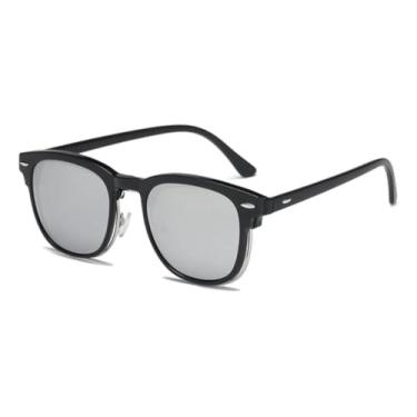 Imagem de Armação De Óculos + 1 Lente Clip On Solar Polarizada Uv400 (Espelhado)