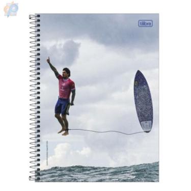 Imagem de Caderno Univ. 10x1 160 Fls Gabriel Medina - Tilibra