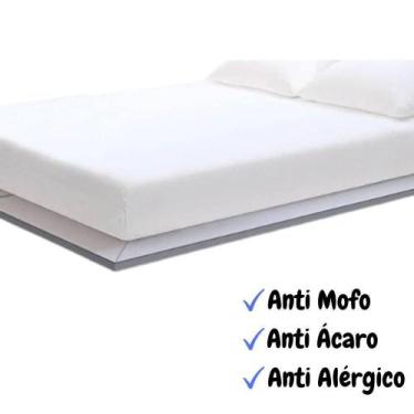 Imagem de Kit 06 Protetor Colchão Branco Casal Capa Colchão C/Elástico - Vida Pr