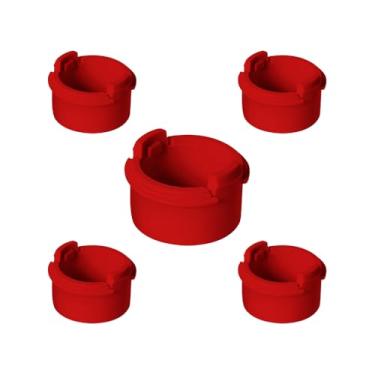 Imagem de KIT 5 PCs Adaptador P/Condulete 1/2pol PVC Reforçado Antichamas (Vermelho)