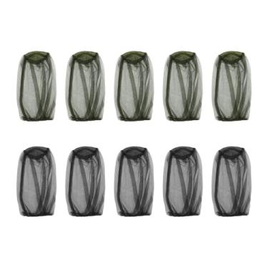 Imagem de Dynwave Rede de cabeça, rede de malha para rosto e pescoço, adequada para todos os tipos de chapéus para homens e mulheres, escudo ventilado para apicultor