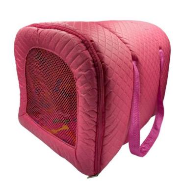 Imagem de Casa E Bolsa De Transporte Pet Cachorro Gato Tamanhos P M G - Mundo An