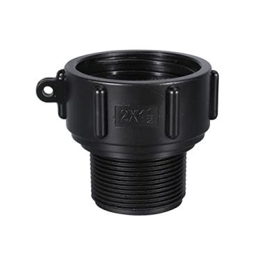 Imagem de Acessórios para tanques de água, adaptador IBC tote tank adaptador de transferência de 5 cm para conector de encaixe de mangueira de jardim (S60x6 rosca grossa para G1.12.7 cm)