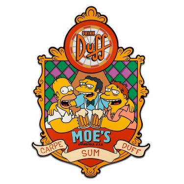Imagem de Placa Decorativa Cerveja Simpson Duff Recorte 44x28 Cm
