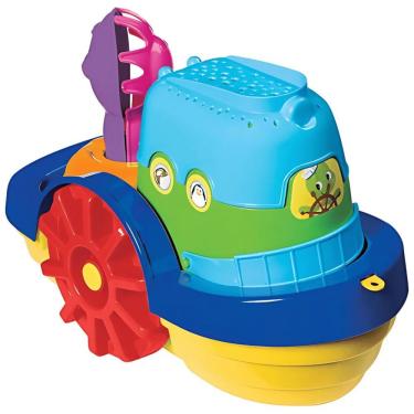 Imagem de Barco De Praia Brincando Na Areia - Cores Sortidas - Mercotoys Meninos