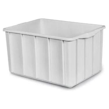 Imagem de Caixa Organizadora Lar Plásticos 130 Litros sem Tampa Branca - LAR PLA