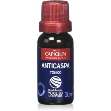 Imagem de Capicilin Tônico Capilar Anticaspa, 20ml, com Yoxil B3 e Octopirox, Fórmula Exclusiva
