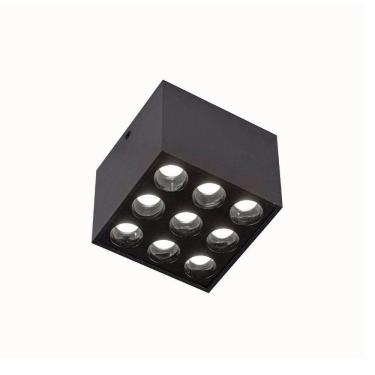 Imagem de Spot De Sobrepor Nordecor Downlight Powerus Led Alto Irc 90 18w Bivolt Preto 4000K