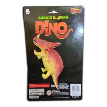Imagem de Colecao estica e puxa dinossauro - Zoop Toys, Amarelo