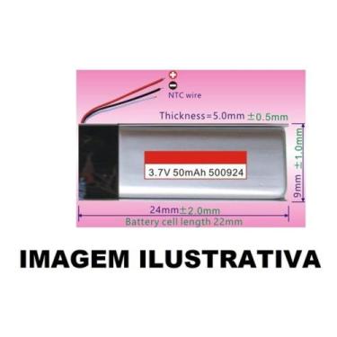 Imagem de 500924 50mah 3 Fios 3,7v Para X Fone De Ouvido A1763 A1773 - - bgb