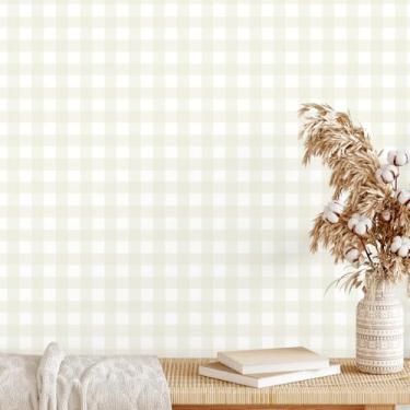 Imagem de Cohoo Home Papel de parede xadrez para berçário 10 m