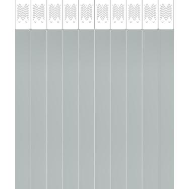 Imagem de Pulseira de Identificação Tyvek Prata 50unid - Tecnomidia