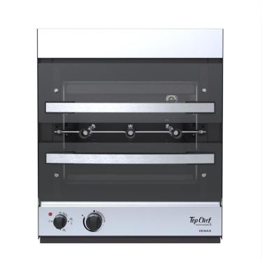 Imagem de Churrasqueira a Gas de Embutir Venax Top Chef 3 Inox