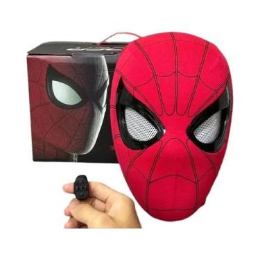 Imagem de Máscara De Cabeça Do Homem-Aranha Com Olhos Móveis E Controle Remoto P