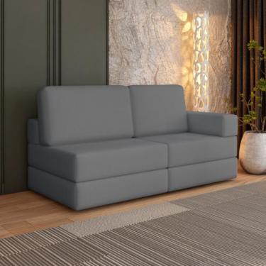 Imagem de Sofá Cama à Vácuo 2 Lugares Linha Modular Flip Magic - Arte Cúbica Est