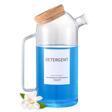 Imagem de Dispensador de detergente para roupa Mithrgrous Recipiente de vidro de