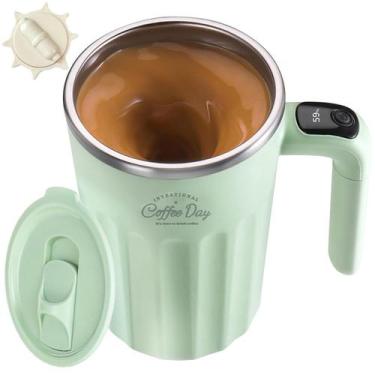 Imagem de Caneca de mistura elétrica TLINNA Electric Stirring 350mL Matcha Green