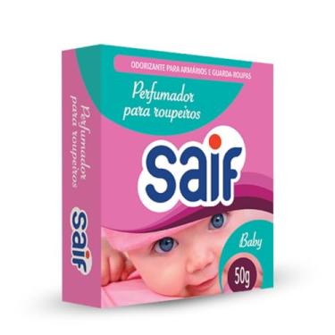Imagem de Perfumador Para Roupeiros Baby Saif 50G, Saif, Odorizante Perfumado Para Closets, Armários E Guarda-Roupas, Rosa, Cheirinho Gostoso Que Dura Muito Mais, Facilitando Sua Vida, Maximizando Toda Limpeza