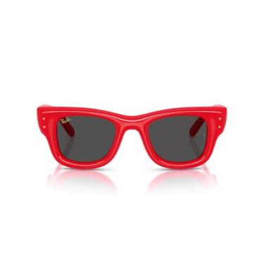 Imagem de Ray-Ban Óculos de sol RB4940 Wayfarer Puffer Collection by A$AP Rocky Square, vermelho/ultra preto, 50 mm