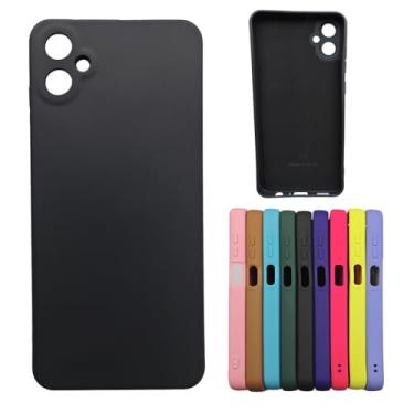 Imagem de Capa Capinha Compatível Com Samsung Galaxy a06 A065 tela 6.7 Silicone Aveludada Premium Preto