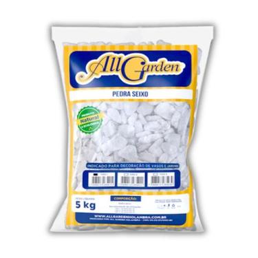 Imagem de Pedra Seixo Branca Pequena (5kg) ALL GARDEN