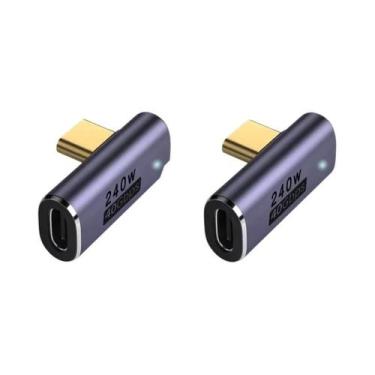 Imagem de Cabo Adaptador USB C Para USB C 40Gbps OTG NNBILI Para Laptop Thunderb