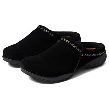 Imagem de Clarks Tamanco feminino Roseville Echo, Camurça preta, 36