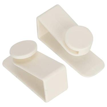 Imagem de Pssopp 2 peças gancho sobre a porta ganchos de porta de armário pequeno cabide de toalha para cozinha banheiro quarto escritório roupão e ganchos de toalha