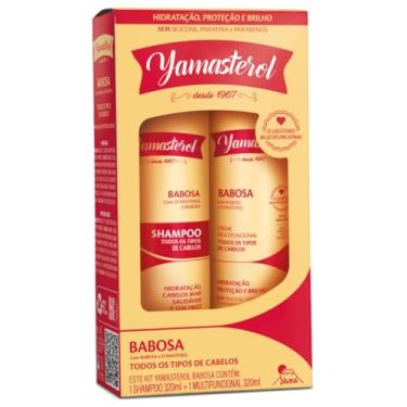 Imagem de Kit Babosa Shampoo + Creme Multifuncional Capilar Todos Tipos De Cabelo Yama 320ml