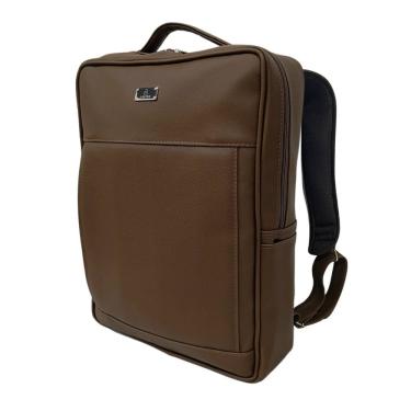 Imagem de Mochila para Notebook Executiva Slim Marrom - Coutre Bolsas