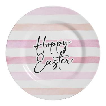 Imagem de Conjunto Com 6 Pratos Raso Happy Easter B Pascoa 29Cm