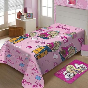 Imagem de Manta Infantil Barbie Fun - Jolitex, VIAGENS