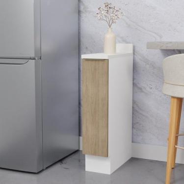 Imagem de Balcão Porta Tempero 20cm com Tampo com Rodape Ipanema CabeCasa Madeir