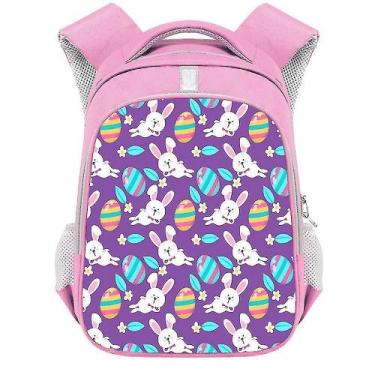 Imagem de Mochilas 2021 páscoa escola primária mochila menina rosa mochila escol
