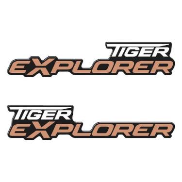 Imagem de Adesivo Protetor Lateral Resinado para Tiger Explorer - Alta Resistênc