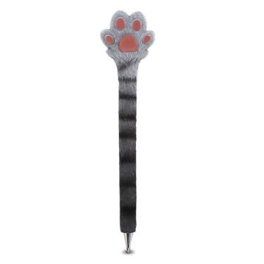 Imagem de Planet Pens Caneta Cat Novelty - Materiais de escritório divertidos exclusivos para crianças e adultos, instrumento de caneta esferográfica colorida para materiais de papelaria legais e acessórios de decoração de mesa - pata de gato