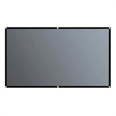 Imagem de Tela Reflexiva Para Projetor 16:9 84 Polegadas Salange Com Furos Cor Cinza