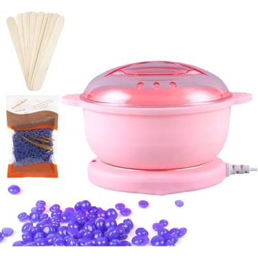 Imagem de Panela Cera Quente Depilação Elétrica De Silicone + ! Cor So - Panela 