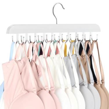 Imagem de Closet Bra Hanger Resovo Regata Top 20 Ganchos Dobrável em Madeira