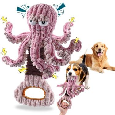 Imagem de Brinquedo Squeaky para cães YZHDUXIU Octopus Interactive Tug of War