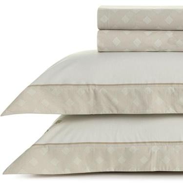 Imagem de Jogo de Lençol Casal Karsten Percal 200 Fios 100% Algodão Estampado Ca