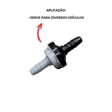 Imagem de Válvula Hidrovacuo 180º Graus Para Tubo Diâmetro 9 X 9 Mm