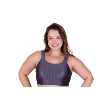 Imagem de Top de Academia Grande Plus Size Fitness 46 48 50 52 54 -c7 NICOLE - B